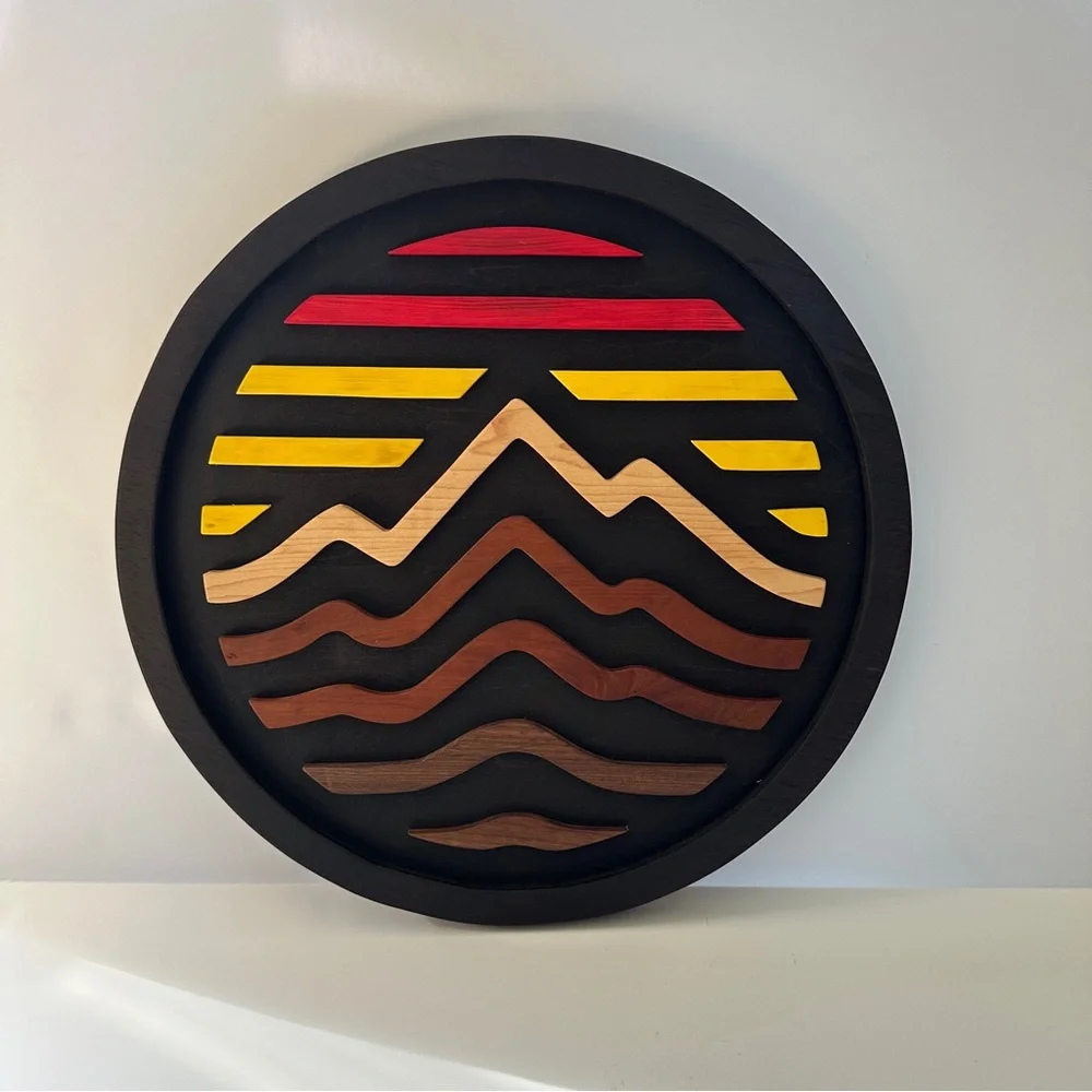 NEW Wood Mountain Wall Sign